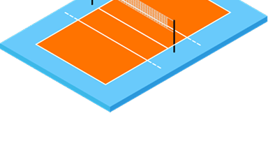 Разметка для волейбола