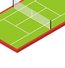 Разметка для тенниса